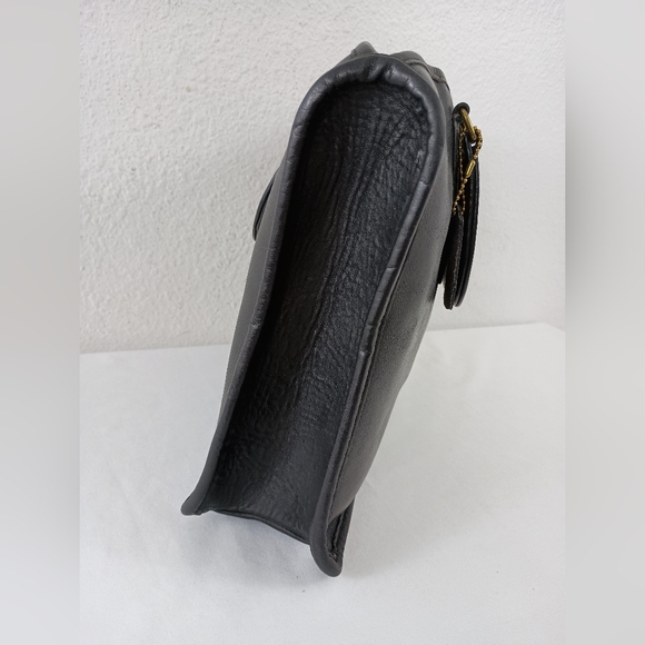 Vintage Coach Black Slim Satchel 310- 3934 - Picture 3 of 10